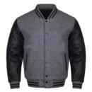 Premium Varsity Letterman Baseball Bomber Wool & Genuine Leather Sleeves  Jackets - 6
