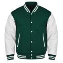 Premium Varsity Letterman Baseball Bomber Wool & Genuine Leather Sleeves  Jackets - 54