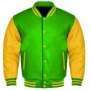 Premium Varsity Letterman Baseball Bomber Wool & Genuine Leather Sleeves  Jackets - 23