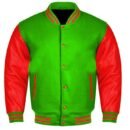 Premium Varsity Letterman Baseball Bomber Wool & Genuine Leather Sleeves  Jackets - 25
