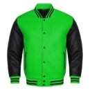 Premium Varsity Letterman Baseball Bomber Wool & Genuine Leather Sleeves  Jackets - 11