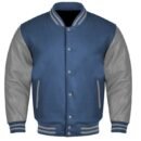 Premium Varsity Letterman Baseball Bomber Wool & Genuine Leather Sleeves  Jackets - 32
