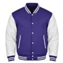 Premium Varsity Letterman Baseball Bomber Wool & Genuine Leather Sleeves  Jackets - 9