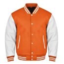 Premium Varsity Letterman Baseball Bomber Wool & Genuine Leather Sleeves  Jackets - 10