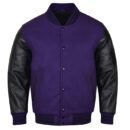 Premium Varsity Letterman Baseball Bomber Wool & Genuine Leather Sleeves  Jackets - 8