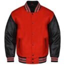 Premium Varsity Letterman Baseball Bomber Wool & Genuine Leather Sleeves  Jackets - 13