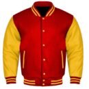 Premium Varsity Letterman Baseball Bomber Wool & Genuine Leather Sleeves  Jackets - 39