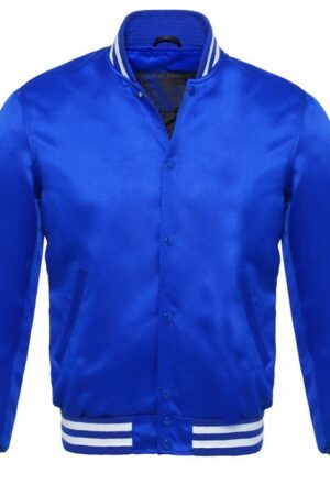 Satin Varsity Letterman Jacket
