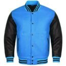 Premium Varsity Letterman Baseball Bomber Wool & Genuine Leather Sleeves  Jackets - 51