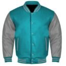 Premium Varsity Letterman Baseball Bomber Wool & Genuine Leather Sleeves  Jackets - 48