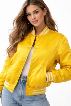 Satin Varsity Jacket