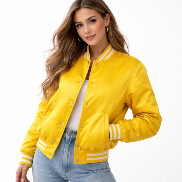 Satin Varsity Jacket