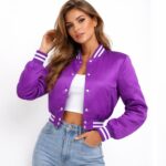 Cropped Varsity Jacket