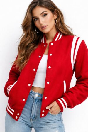 Saint Laurent Teddy Varsity Jacket