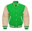 Premium Varsity Letterman Baseball Bomber Wool & Genuine Leather Sleeves  Jackets - 20