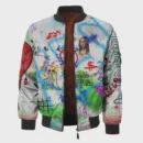 Premium American Multi Color  Varsity Letterman Baseball Bomber Wool & Genuine Leather Sleeves  Jackets - M4