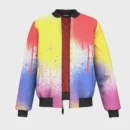 Premium American Multi Color  Varsity Letterman Baseball Bomber Wool & Genuine Leather Sleeves  Jackets - M1