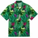 Retro Miami Palm Shirt | Vice City Style Vintage Shirt | Hawaiian Shirt Tommy Vercetti​ | Unisex | T-shirt Printing Custom - Ghost Style
